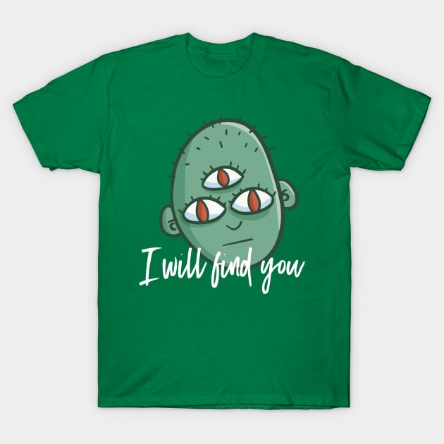 3 eyed monster T-Shirt by Jocularity Art